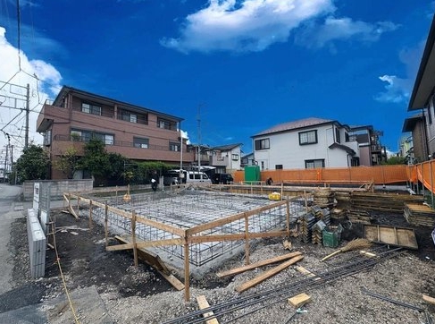 相模原市中央区田名の新築戸建て1号棟の外観の写真