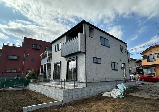 相模原市中央区田名の新築戸建て4号棟の外観の写真