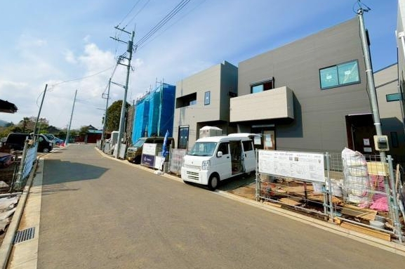 相模原市中央区田名の新築戸建て4号棟の外観の写真