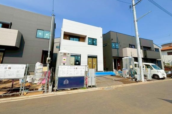 相模原市中央区田名の新築戸建て4号棟の外観の写真