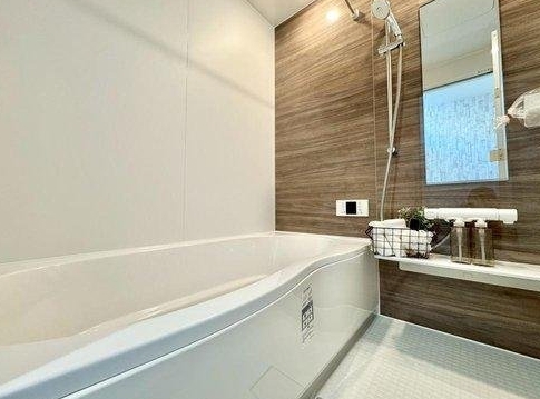 相模原市中央区田名の新築戸建て6号棟のバスルームの写真