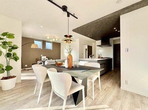 相模原市中央区田名の新築戸建て6号棟のダイニングの写真