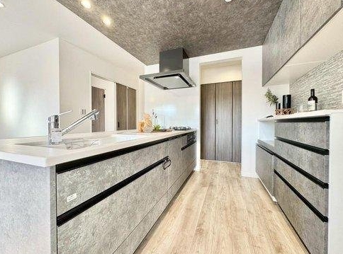 相模原市中央区田名の新築戸建て6号棟のキッチンの写真