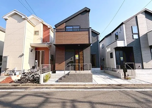 相模原市中央区由野台1丁目の新築戸建て1号棟の外観の写真