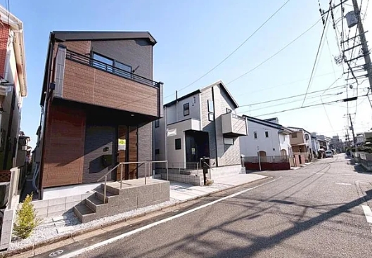 相模原市中央区由野台1丁目の新築戸建て1号棟の外観の写真