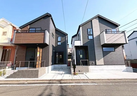 相模原市中央区由野台1丁目の新築戸建て1号棟の外観の写真