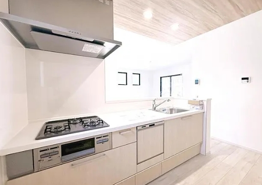 相模原市中央区由野台1丁目の新築戸建て1号棟のキッチンの写真