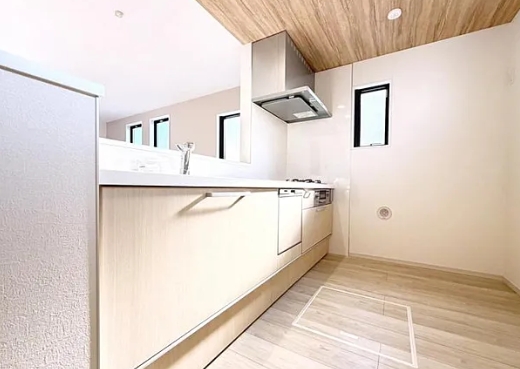 相模原市中央区由野台1丁目の新築戸建て2号棟のキッチンの写真