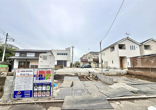 相模原市中央区陽光台5丁目の新築戸建て2号棟の外観の写真