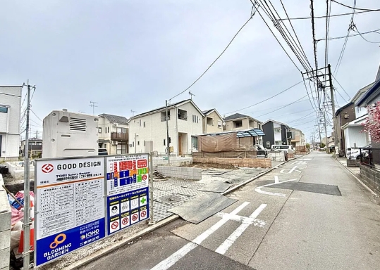 相模原市中央区陽光台5丁目の新築戸建て2号棟の外観の写真
