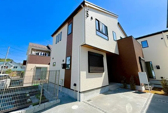 相模原市緑区東橋本3丁目の新築戸建て2号棟の外観の写真