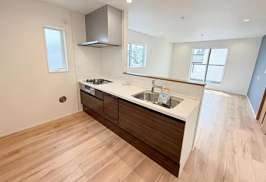 相模原市緑区東橋本3丁目の新築戸建て7号棟のキッチンの写真