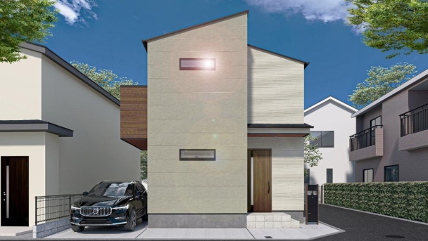 相模原市緑区東橋本4丁目の新築戸建ての外観の写真