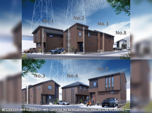 相模原市緑区東橋本4丁目の新築戸建て3号棟の外観の写真