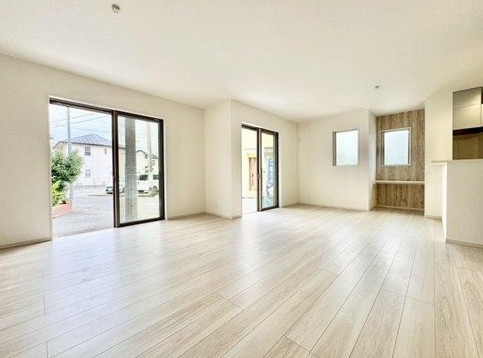 相模原市緑区二本松1丁目の新築戸建てのリビングの写真