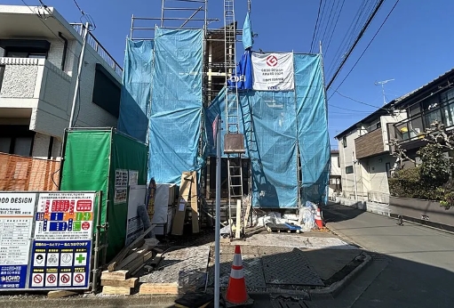 相模原市南区東大沼2丁目の新築戸建ての外観の写真