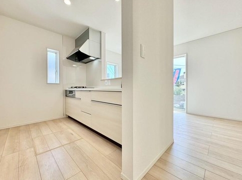 相模原市南区磯部の新築戸建て1号棟のキッチンの写真