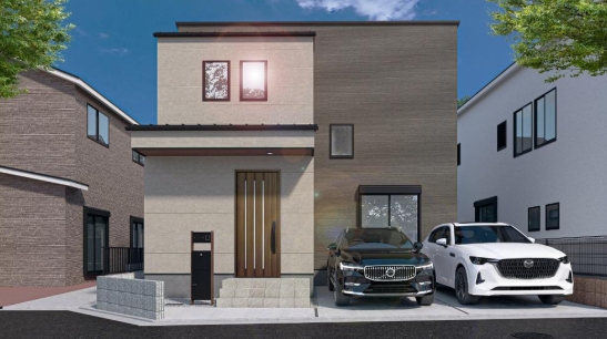 相模原市南区南台5丁目の新築戸建ての外観の写真