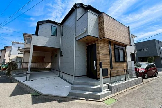 相模原市南区御園3丁目の新築戸建ての外観の写真