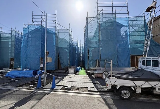 相模原市南区西大沼3丁目の新築戸建てC号棟の外観の写真