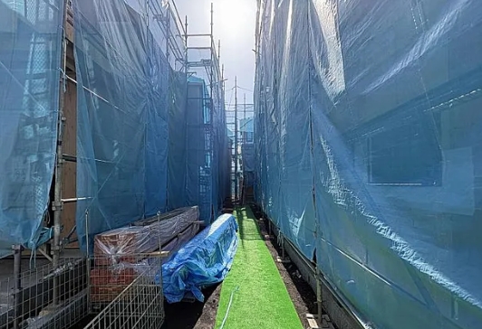 相模原市南区西大沼3丁目の新築戸建てC号棟の外観の写真