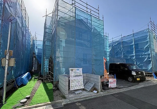 相模原市南区西大沼3丁目の新築戸建てH号棟の外観の写真