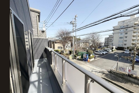 相模原市南区大野台1丁目の新築戸建てのバルコニーの写真