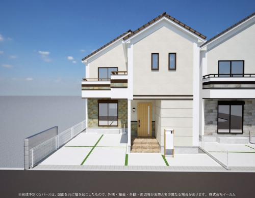 相模原市南区大野台2丁目の新築戸建て1号棟の外観の写真