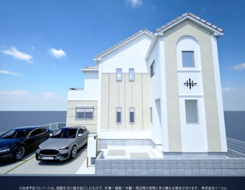 相模原市南区大野台8丁目の新築戸建ての外観の写真