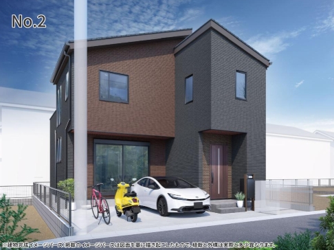 相模原市南区相模台3丁目の新築戸建て2号棟の外観の写真