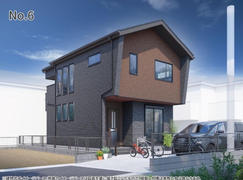 相模原市南区相模台3丁目の新築戸建て6号棟の外観の写真