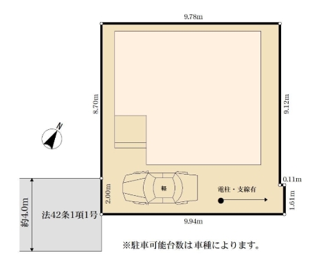 相模原市南区相模台4丁目の新築戸建ての区画図の写真