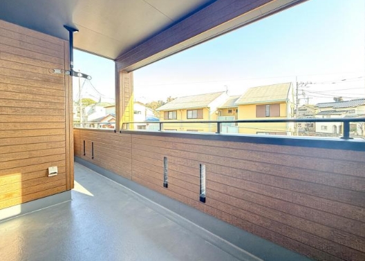 相模原市南区新戸の新築戸建てのバルコニーの写真
