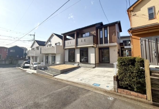 相模原市南区新戸の新築戸建ての外観の写真