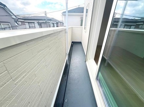 相模原市南区相武台3丁目の新築戸建て2号棟のバルコニーの写真