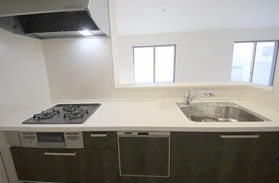 相模原市南区相武台3丁目の新築戸建て1号棟のキッチンの写真