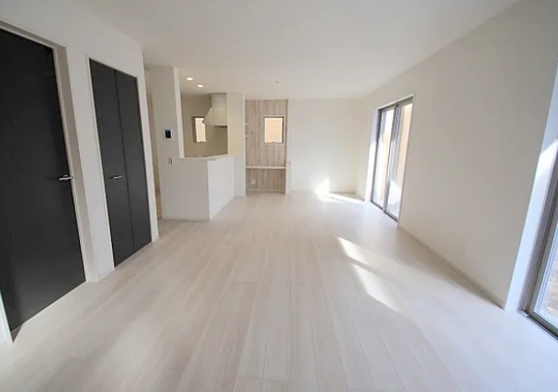 相模原市南区相武台3丁目の新築戸建て1号棟のリビングの写真