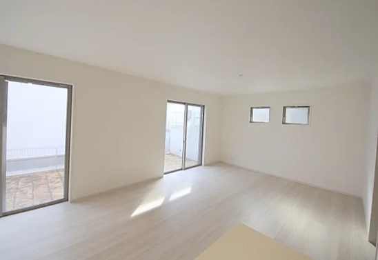 相模原市南区相武台3丁目の新築戸建て1号棟のリビングの写真