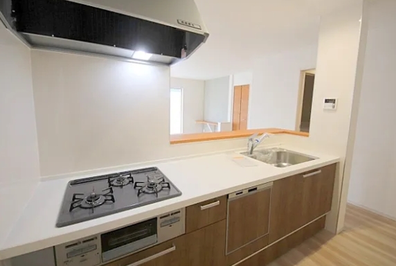 相模原市南区相武台3丁目の新築戸建て2号棟のキッチンの写真