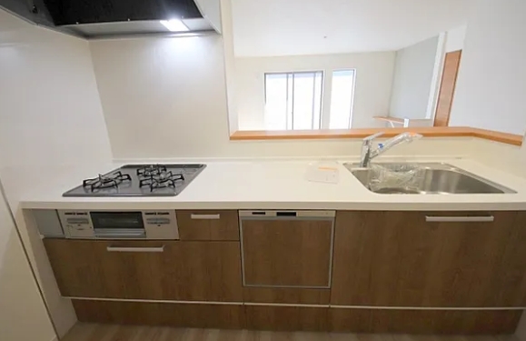 相模原市南区相武台3丁目の新築戸建て2号棟のキッチンの写真