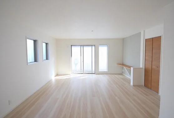 相模原市南区相武台3丁目の新築戸建て2号棟のリビングの写真