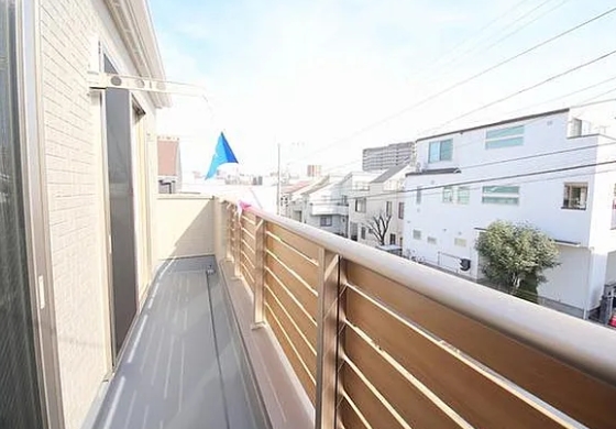 相模原市南区相武台3丁目の新築戸建て4号棟のバルコニーの写真