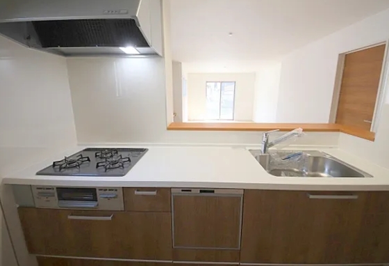 相模原市南区相武台3丁目の新築戸建て4号棟のキッチンの写真