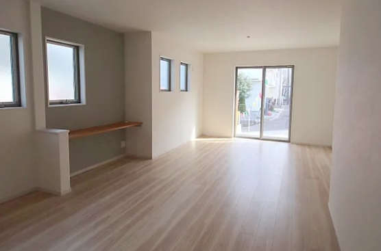 相模原市南区相武台3丁目の新築戸建て4号棟のリビングの写真