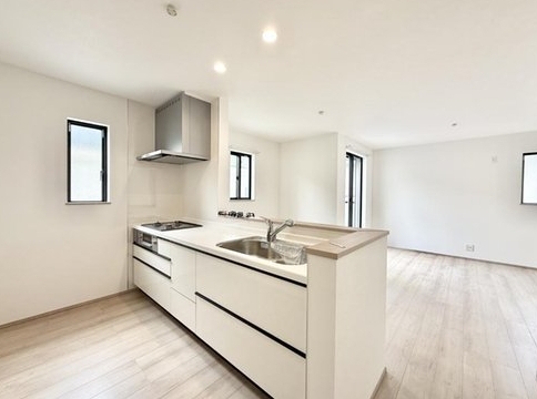 相模原市南区相南3丁目の新築戸建てA号棟のキッチンの写真