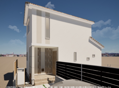 相模原市南区相南2丁目の新築戸建て1号棟の外観の写真