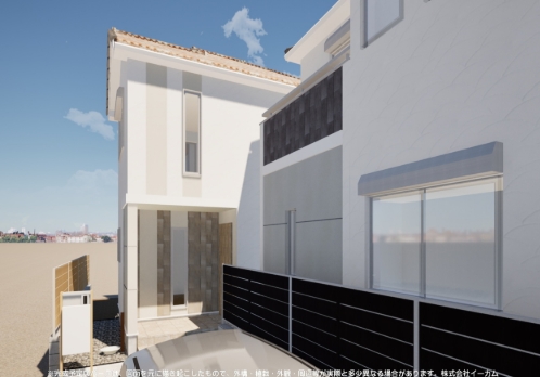 相模原市南区相南2丁目の新築戸建て1号棟の外観の写真