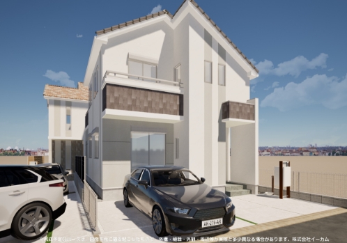 相模原市南区相南2丁目の新築戸建て2号棟の外観の写真