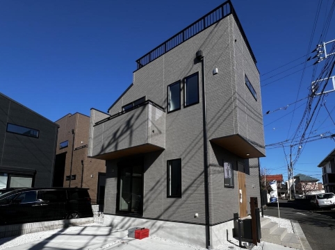 相模原市南区鵜野森3丁目の新築戸建て2号棟の外観の写真