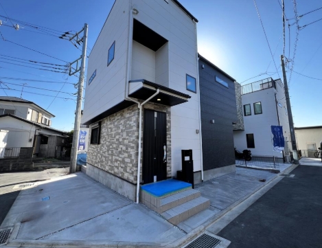 相模原市南区鵜野森3丁目の新築戸建て8号棟の外観の写真